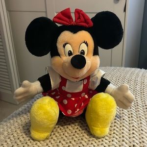 Vintage Plush Disney Minnie Mouse